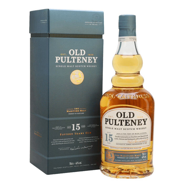 Liquor Loot- Old Pulteney 15 year old Single Malt Scotch Whisky (700mL) -