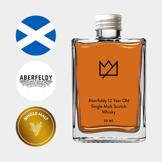 Aberfeldy 12 Year Old Single Malt Scotch Whisky 30ml, Liquor Loot