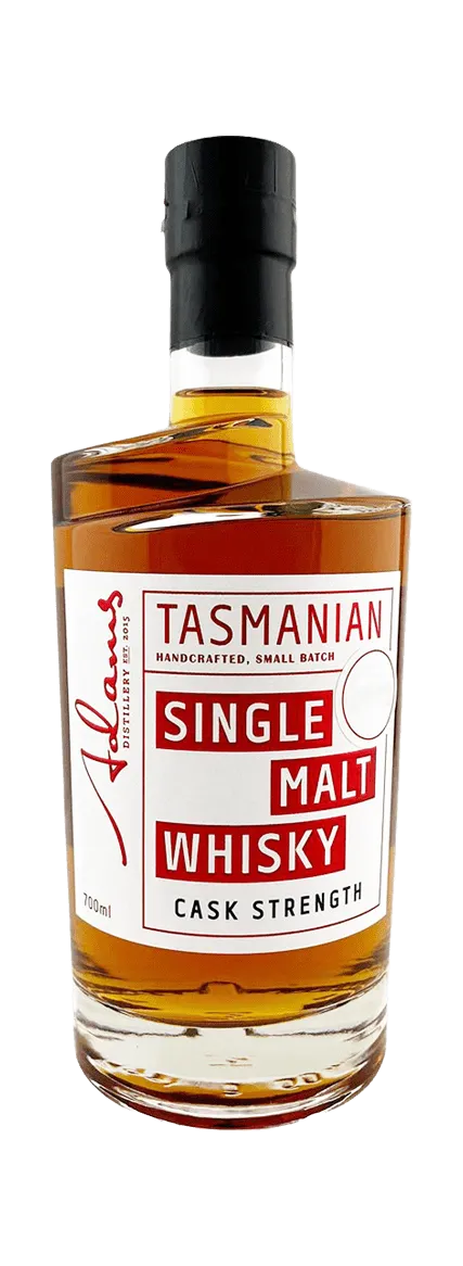 Liquor Loot- Adams Peated Sherry Cask Strength Single Malt Tasmanian Whisky (700mL) -