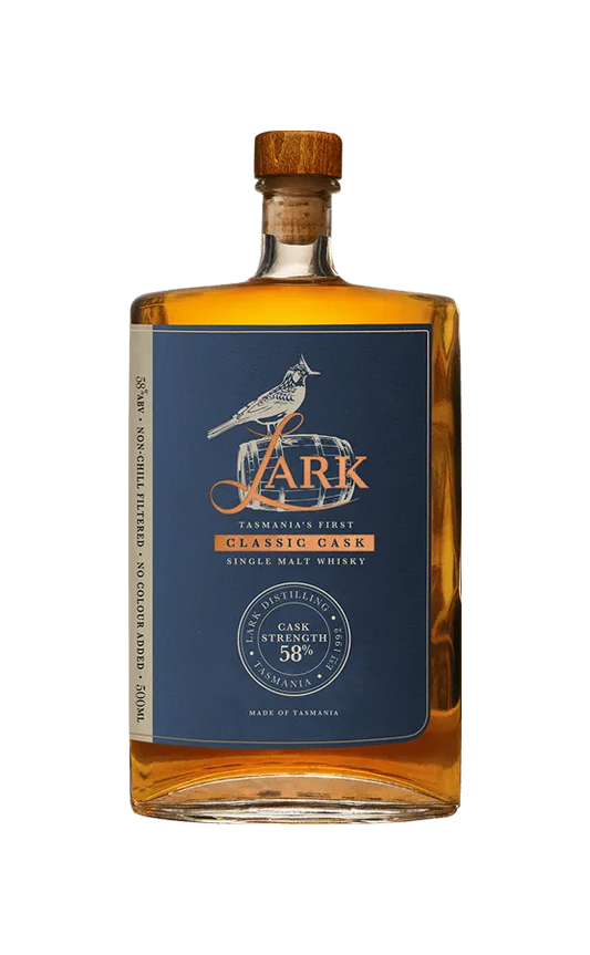 Liquor Loot- Lark Distillery Classic Cask Strength Single Malt Australian Whisky (500mL) -