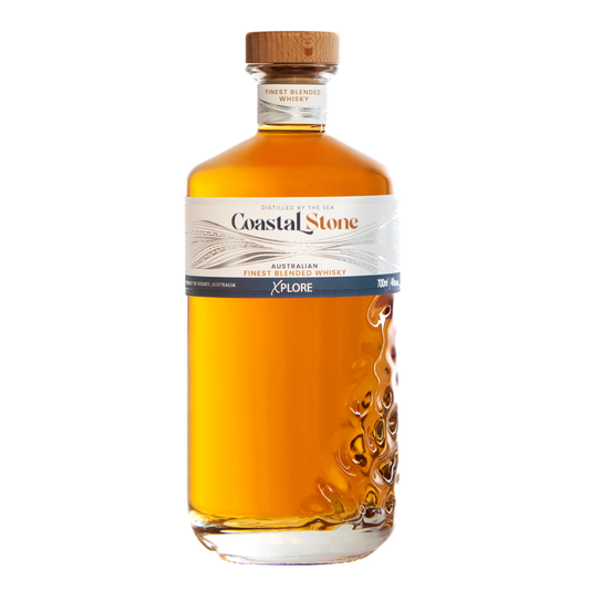 Liquor Loot- Manly Spirits Coastal Stone Xplore Double Grain Australian Whisky (700ml) -
