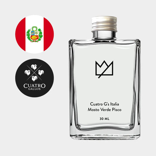 Cuatro G's Italia Mosto Verde Pisco 30ml, Liquor Loot