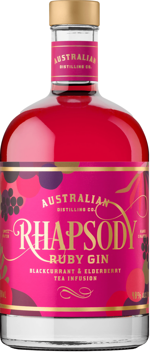 Liquor Loot- Australian Distilling Co. Rhapsody Ruby Gin (700mL) -