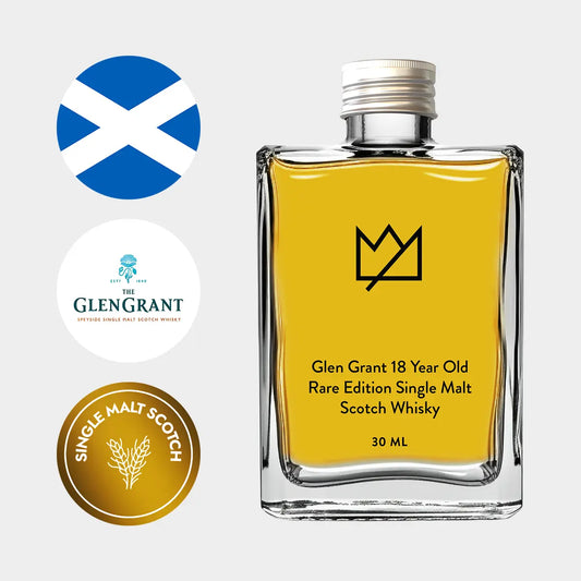 Glen Grant 18 Year Old Rare Edition Single Malt Scotch Whisky 30ml, Liquor Loot