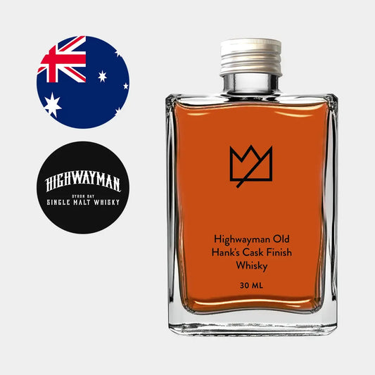 Highwayman Old Hank's Cask Finish Whisky 30ml, Liquor Loot