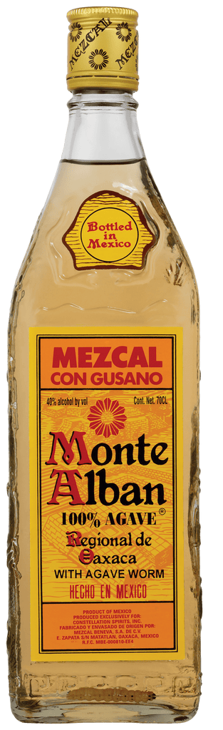 Liquor Loot- Monte Albán Mezcal con Gusano (700mL) -