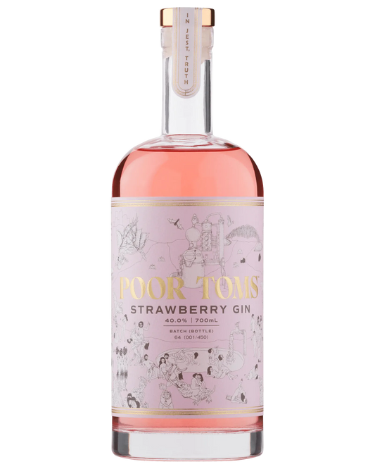 Liquor Loot- Poor Toms Distillery Strawberry Gin (700mL) -