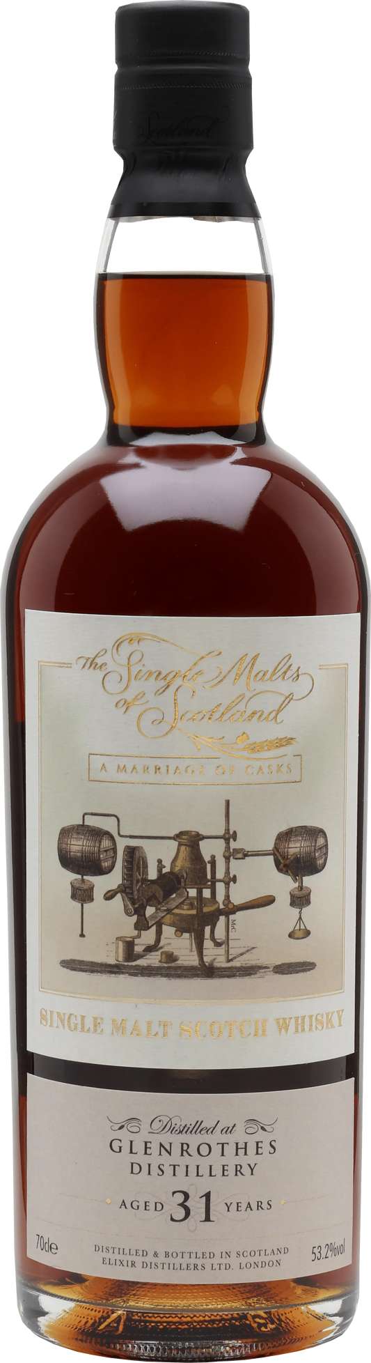 Liquor Loot- Single Malts Of Scotland Marriage Cask Glenrothes 31 Year Old Single Malt Whisky (700mL) -
