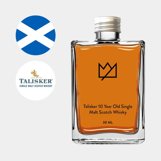 Talisker 10 Year Old Single Malt Scotch Whisky 30ml, Liquor Loot