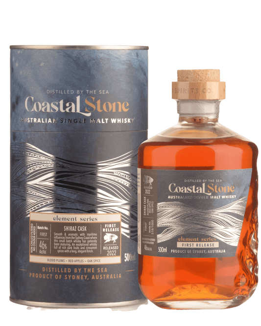 Liquor Loot- Coastal Stone Shiraz Cask Single Malt Australian Whisky (500mL) -