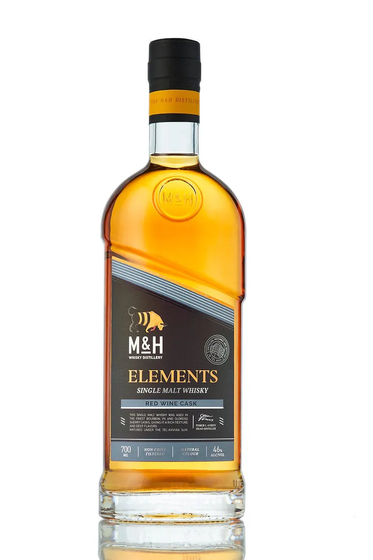 Liquor Loot- The Milk & Honey Distillery Elements Red Wine Cask Single Malt Israeli Whisky (700mL) -