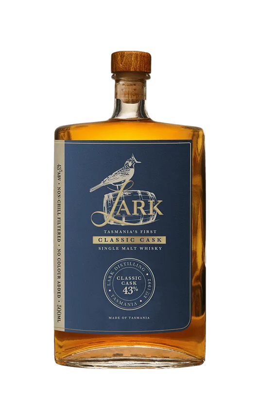Liquor Loot- Lark Distillery Classic Cask Single Malt Australian Whisky (500mL) -