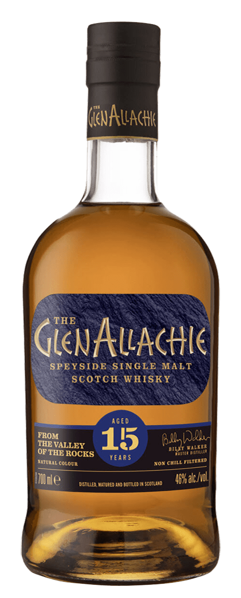 GlenAllachie 15 Year Old Single Malt Scotch Whisky (700mL