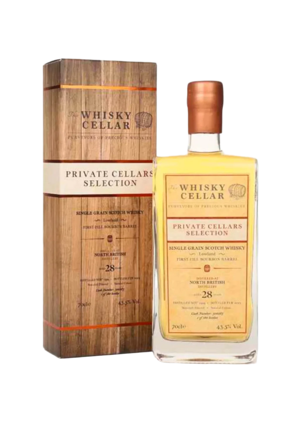 Liquor Loot- The Whisky Cellar North British 28 Year Old Single Malt Whisky (700ml) -