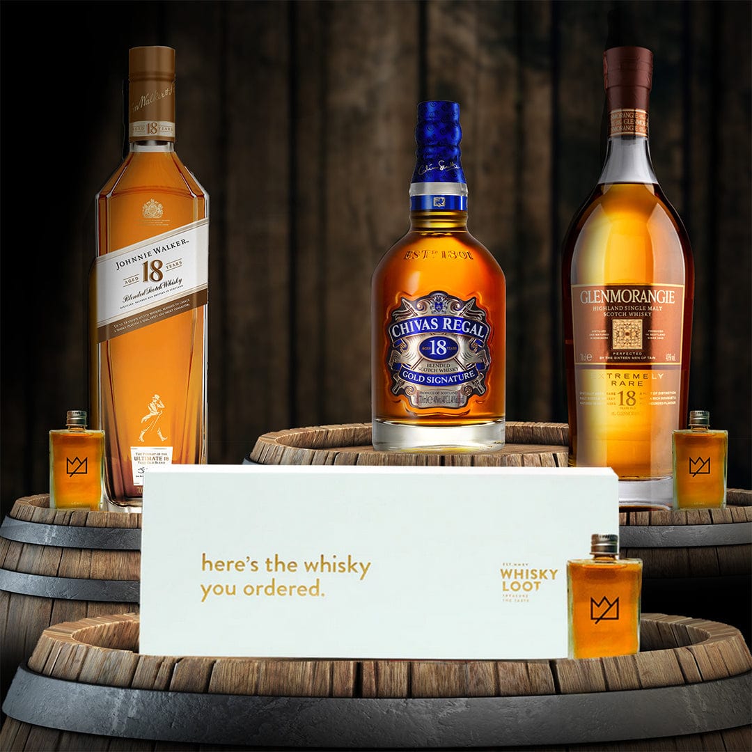 18 Year Old Scottish Whisky Tasting Pack Liquor Loot