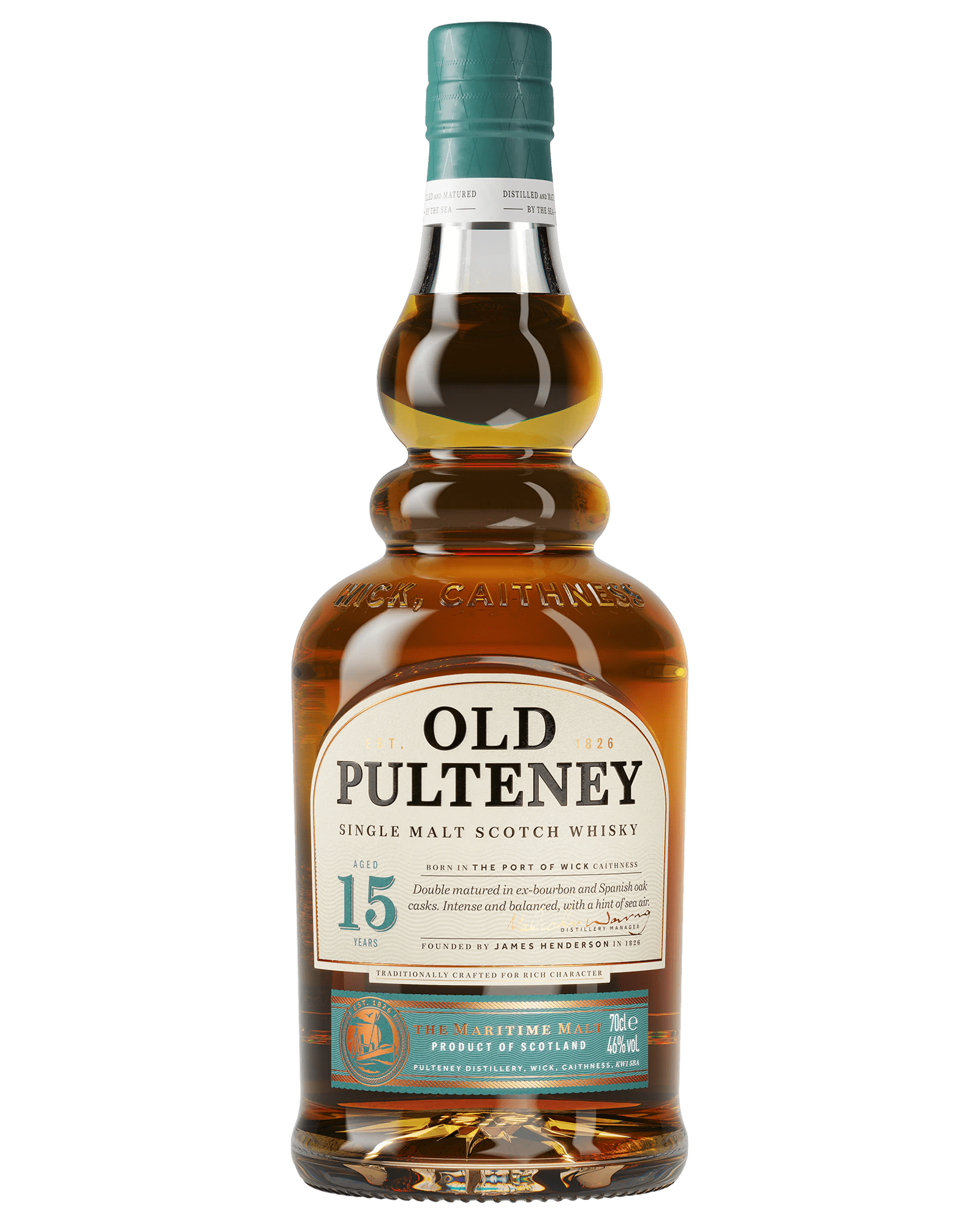 Liquor Loot- Old Pulteney 15 year old Single Malt Scotch Whisky (700mL) -