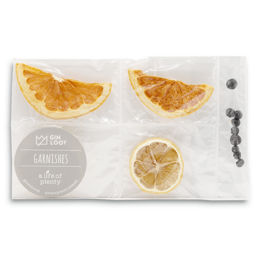 Liquor Loot- Grey Garnish Pairing Pack - Grapefruit, Lemon & Juniper -