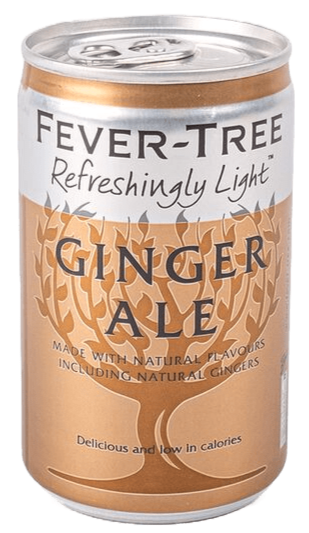 Liquor Loot- Fever-Tree Refreshingly Light Ginger Ale (150ml x 8) -