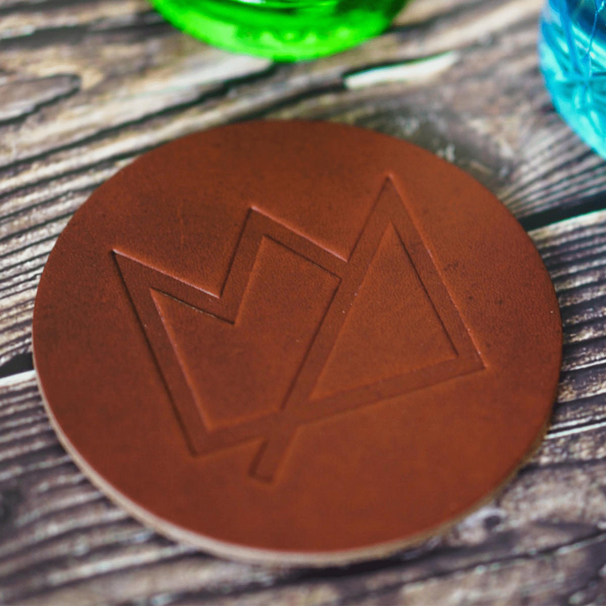 Liquor Loot Leather Coaster - Liquor Loot-