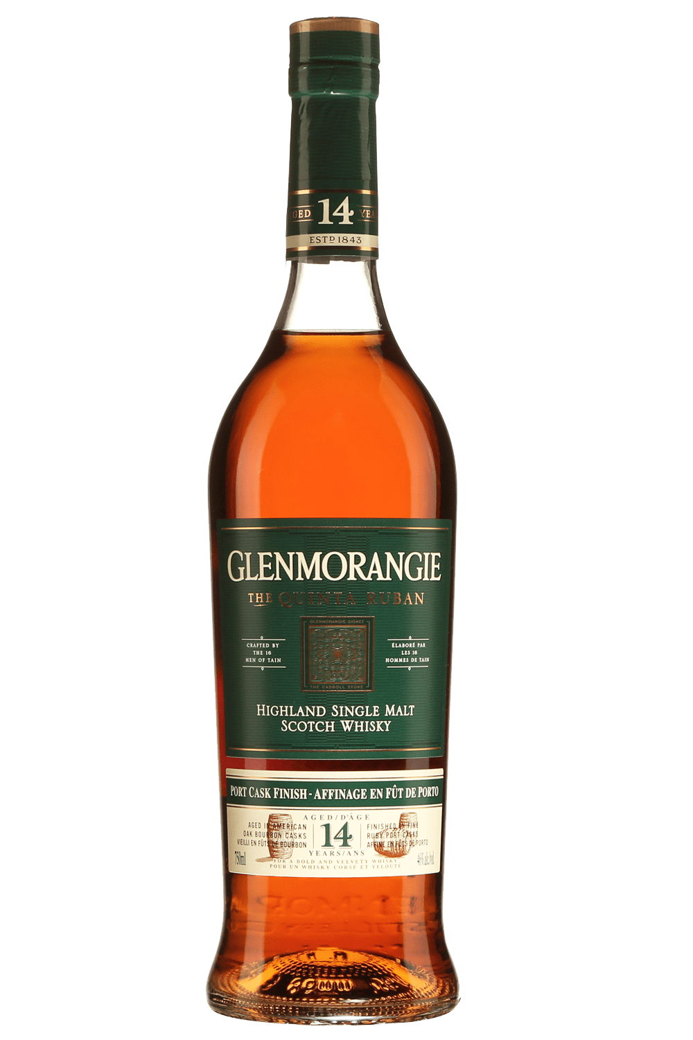 Liquor Loot- Glenmorangie Quinta Ruban 14 Year Old Single Malt Scotch Whisky (700mL) -