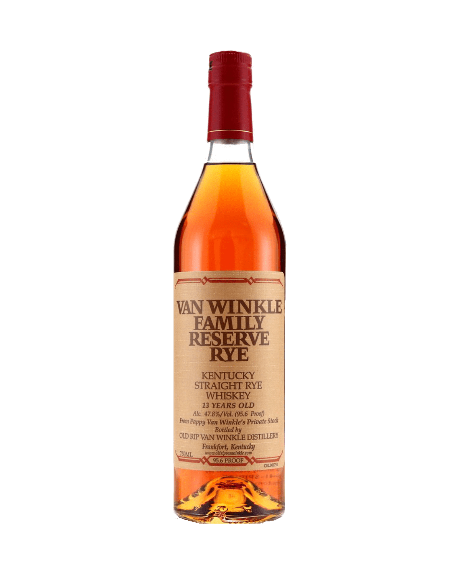 Liquor Loot- Van Winkle Family Reserve 13 Year Old Kentucky Straight Rye Whiskey (750mL) -