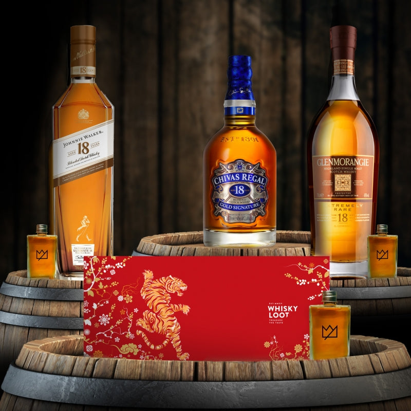 Join Whisky Loot In Celebrating The Year Of Tiger In Style With Triple Luck From Three 18 Year Old Drams