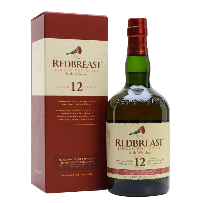 Redbreast 12 Year Old Single Pot Still Irish Whiskey (700mL) - Liquor Loot- 