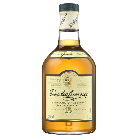 Dalwhinnie 15 Year Old Single Malt Scotch Whisky (1000ml)