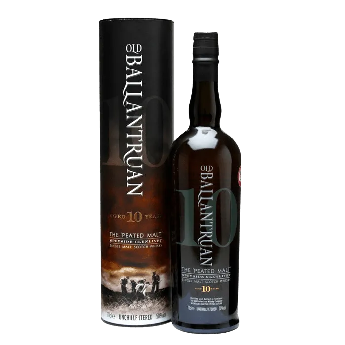 Liquor Loot- Old Ballantruan 'The Peated Malt' 10 Year Old Single Malt Scotch Whisky (700mL) -  