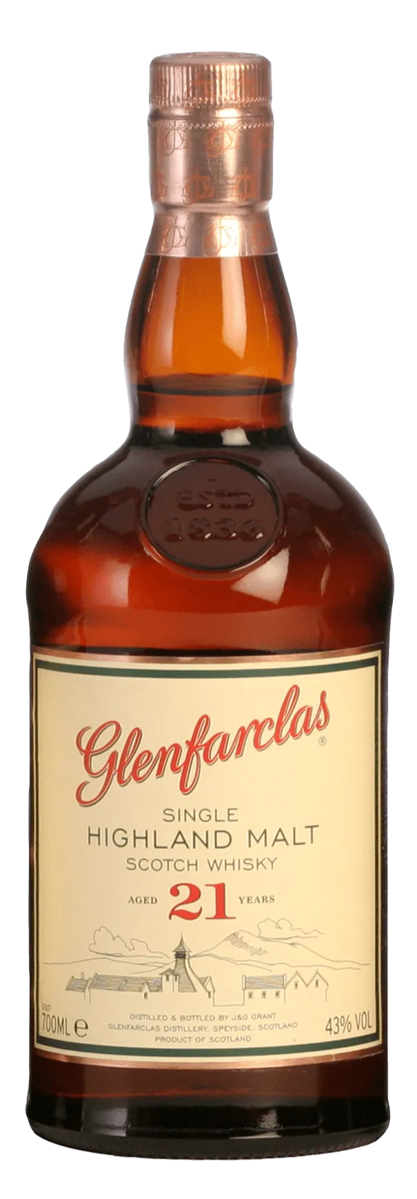  Liquor Loot- Glenfarclas 21 Year Old Single Malt Scotch Whisky (700mL) -  