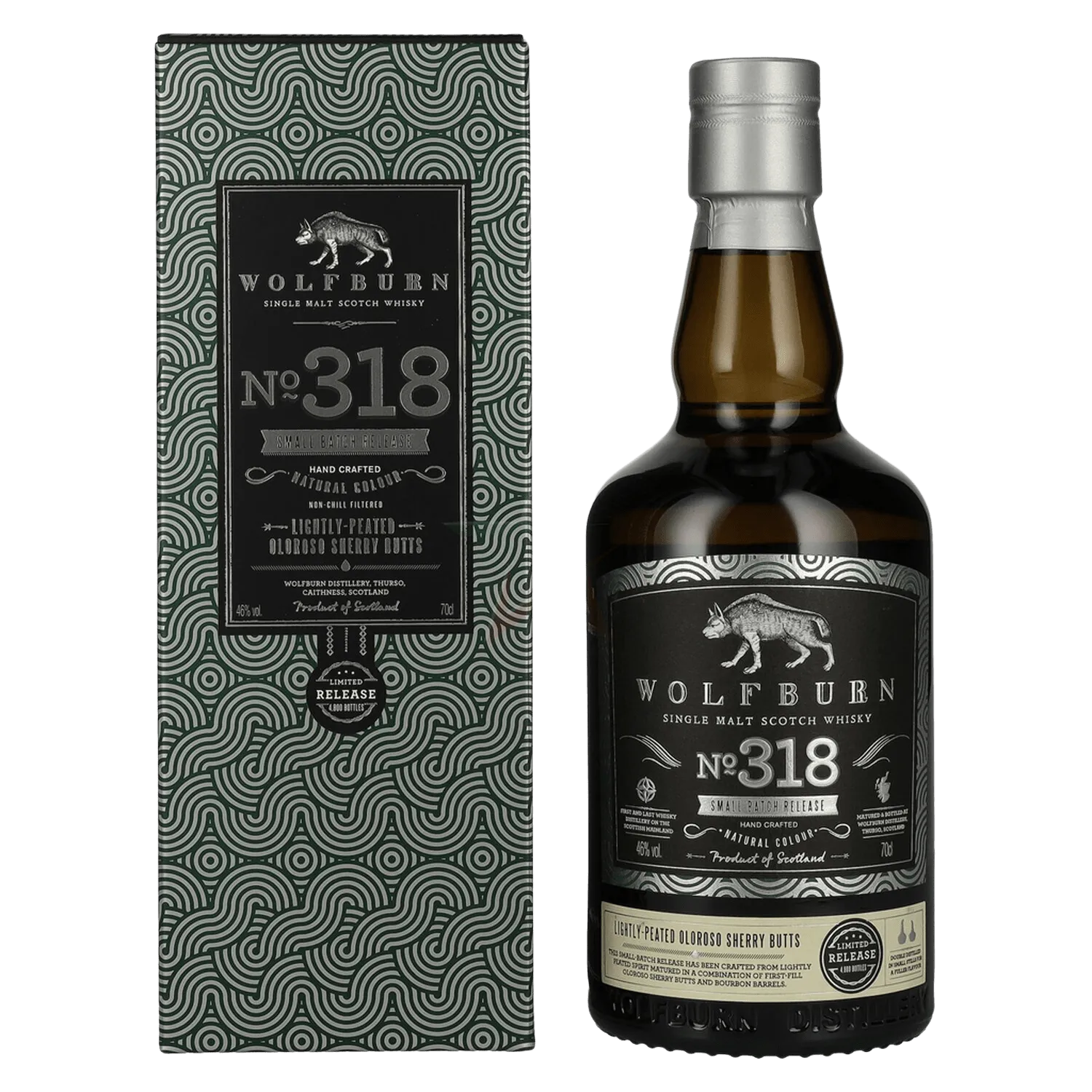  Liquor Loot- Wolfburn Batch No.318 Single Malt Scotch Whisky (700mL) -  