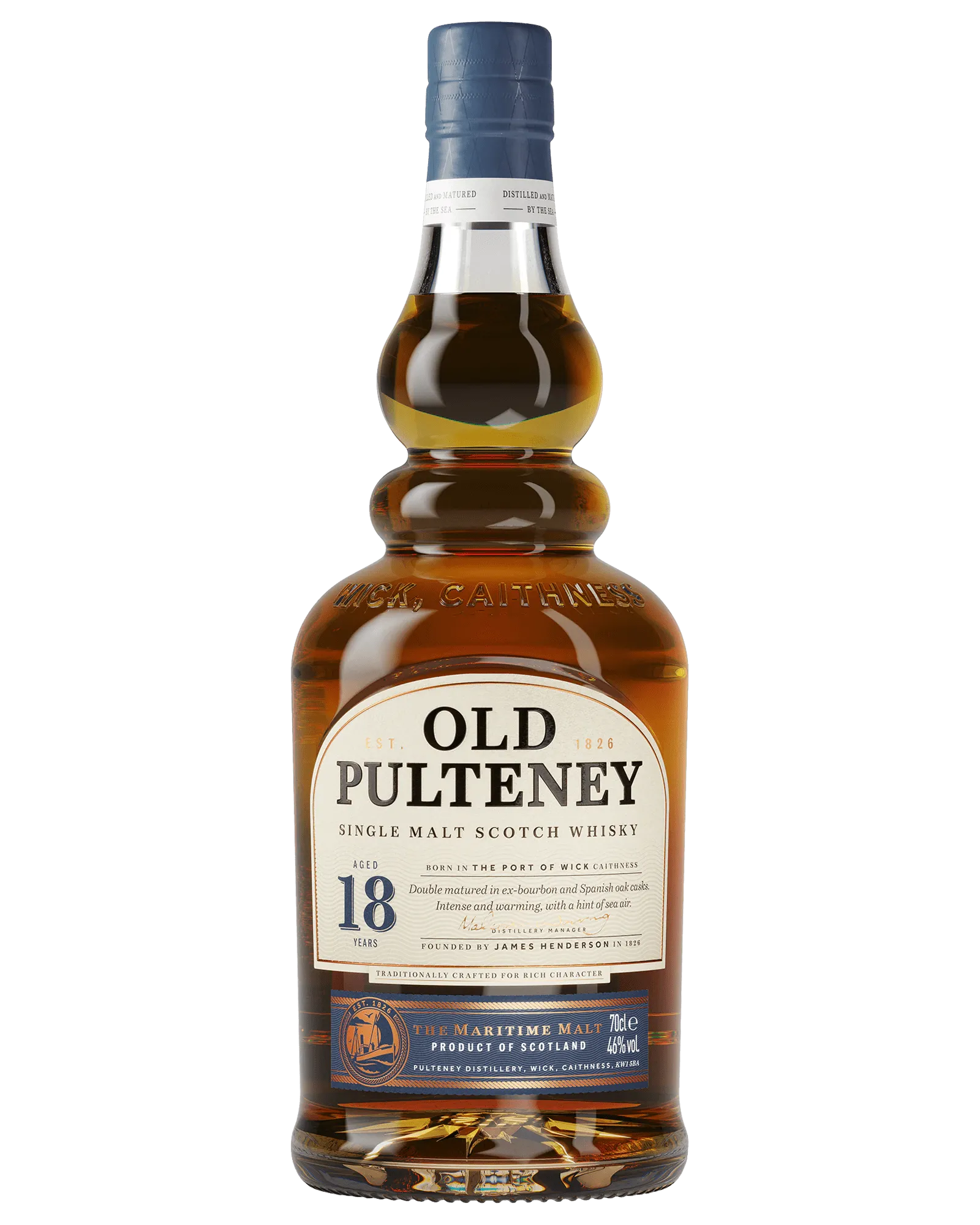  Liquor Loot- Old Pulteney 18 year old Single Malt Scotch Whisky (700mL) -  