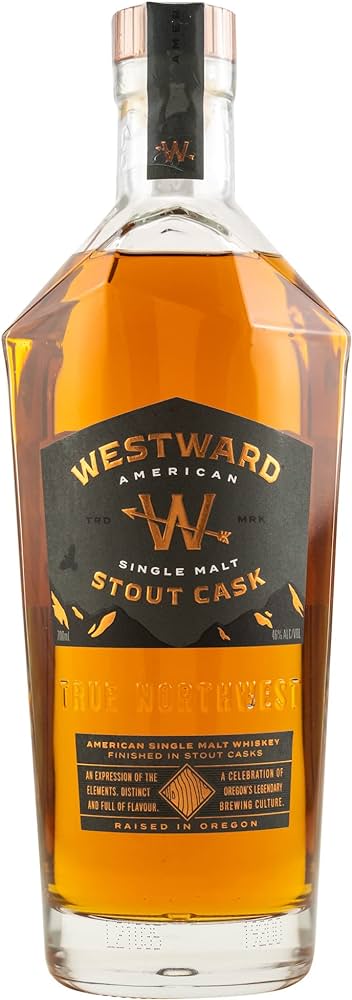 Westward Stout Cask Finish American Single Malt Whiskey (700mL) - Liquor Loot- 