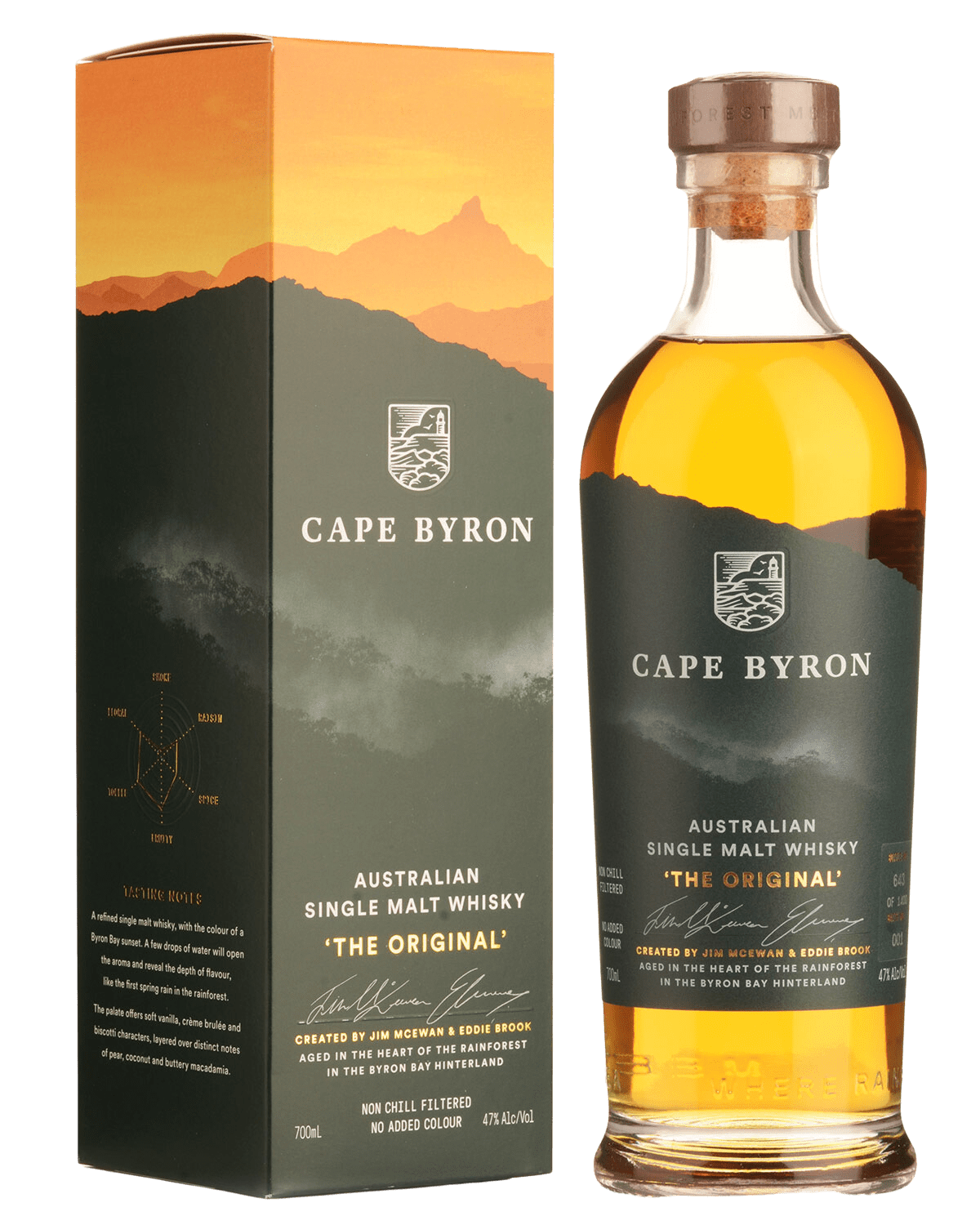 Cape Byron 'The Original' Single Malt Whisky (700mL) - Liquor Loot- 