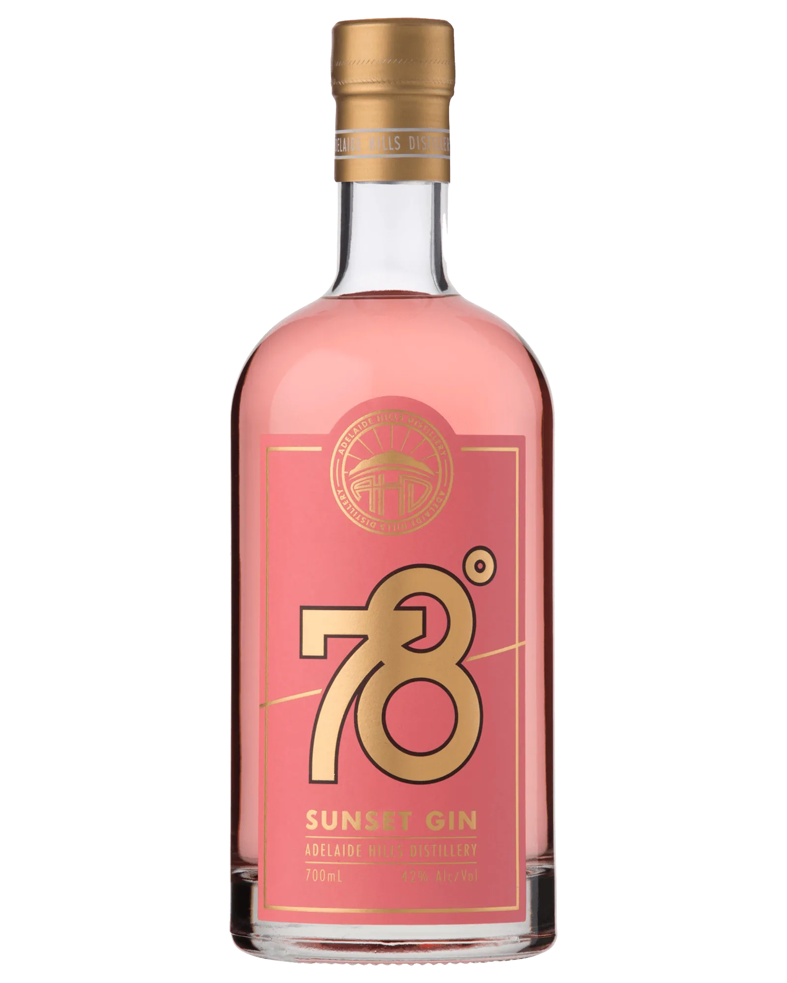  Liquor Loot- Adelaide Hills Distillery 78 Degrees Sunset Gin (700mL) -  