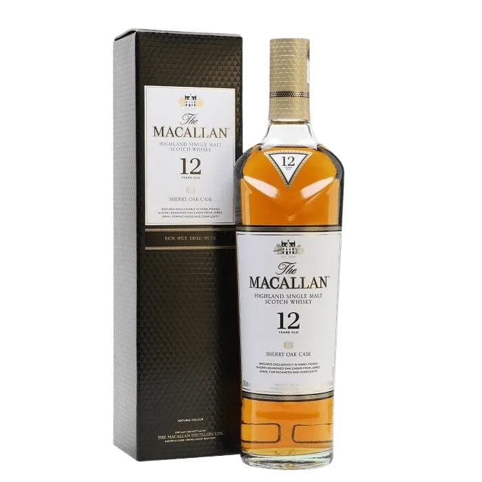  Liquor Loot- The Macallan 12 Year Old Sherry Cask Single Malt Scotch Whisky (700mL) -  