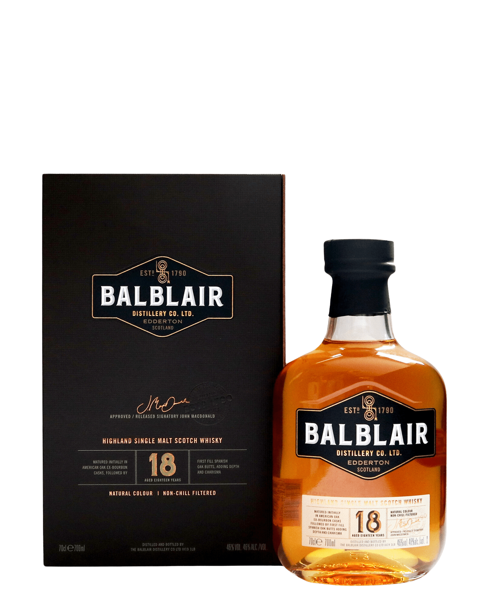 Balblair 18 Year Old Single Malt Scotch Whisky (700mL) - Liquor Loot- 