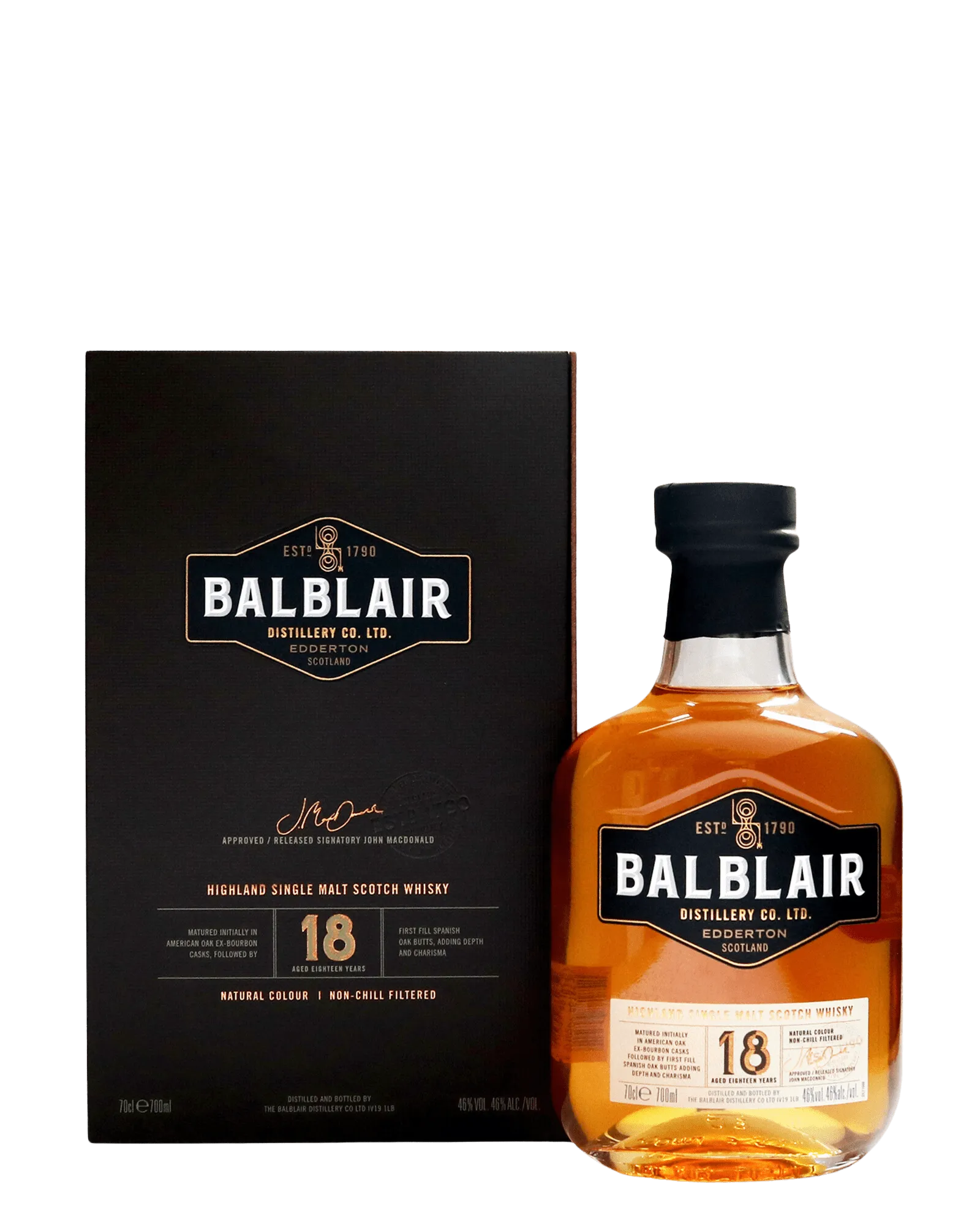  Liquor Loot- Balblair 18 Year Old Single Malt Scotch Whisky (700mL) -  