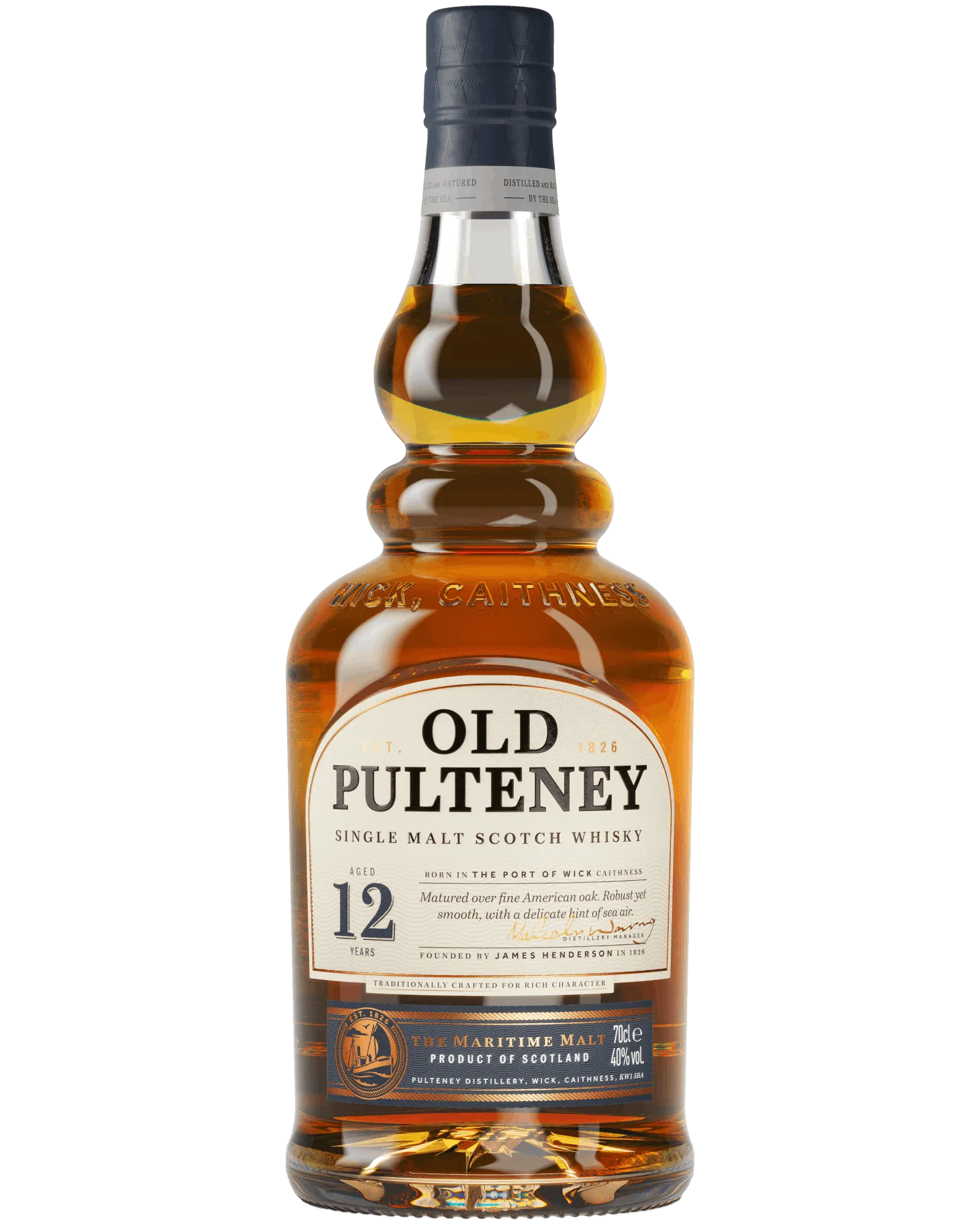  Liquor Loot- Old Pulteney 12 Year Old Single Malt Scotch Whisky (700mL) -  