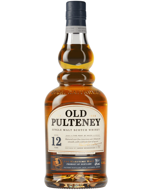  Liquor Loot- Old Pulteney 12 Year Old Single Malt Scotch Whisky (700mL) -  