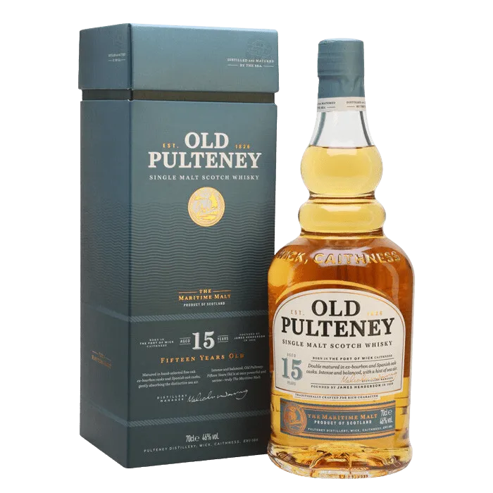  Liquor Loot- Old Pulteney 15 year old Single Malt Scotch Whisky (700mL) -  