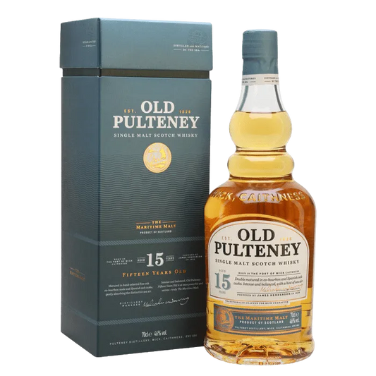  Liquor Loot- Old Pulteney 15 year old Single Malt Scotch Whisky (700mL) -  