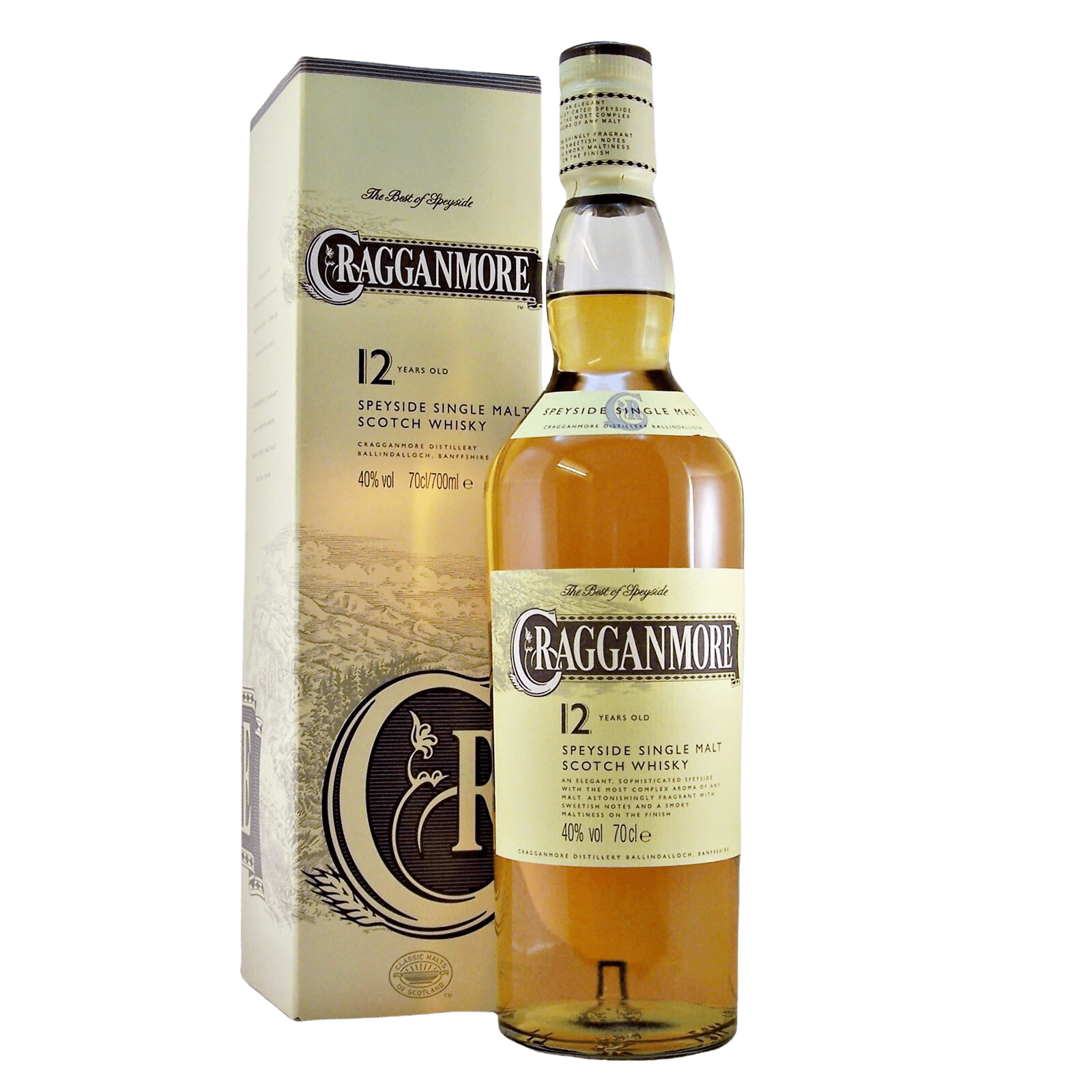 Cragganmore 12 Year Old Single Malt Scotch Whisky (700mL) - Liquor Loot- 