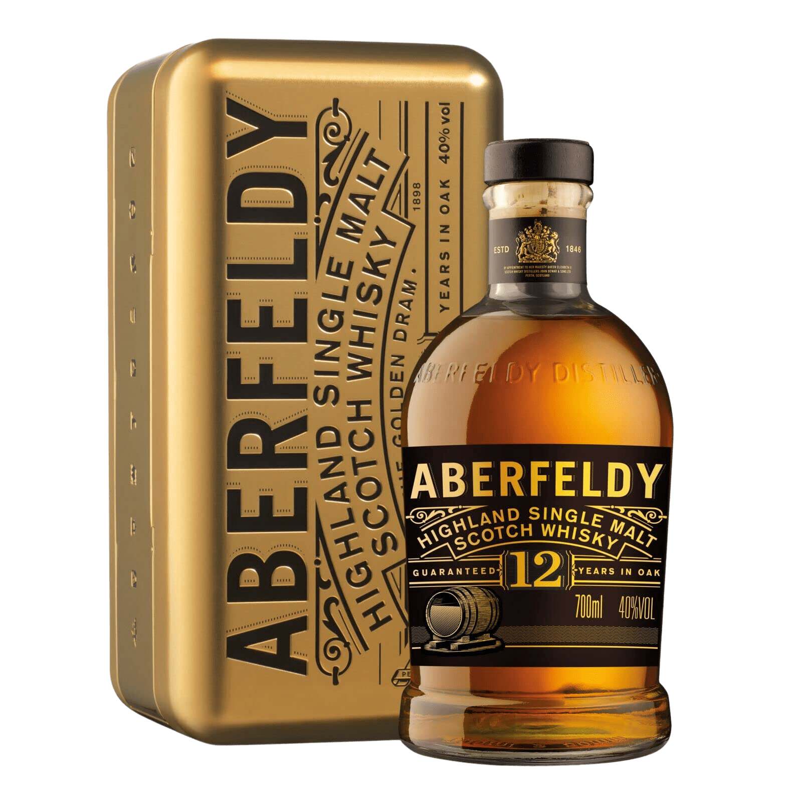 Aberfeldy 12 Year Old Single Malt Scotch Whisky (700mL) - Liquor Loot- 