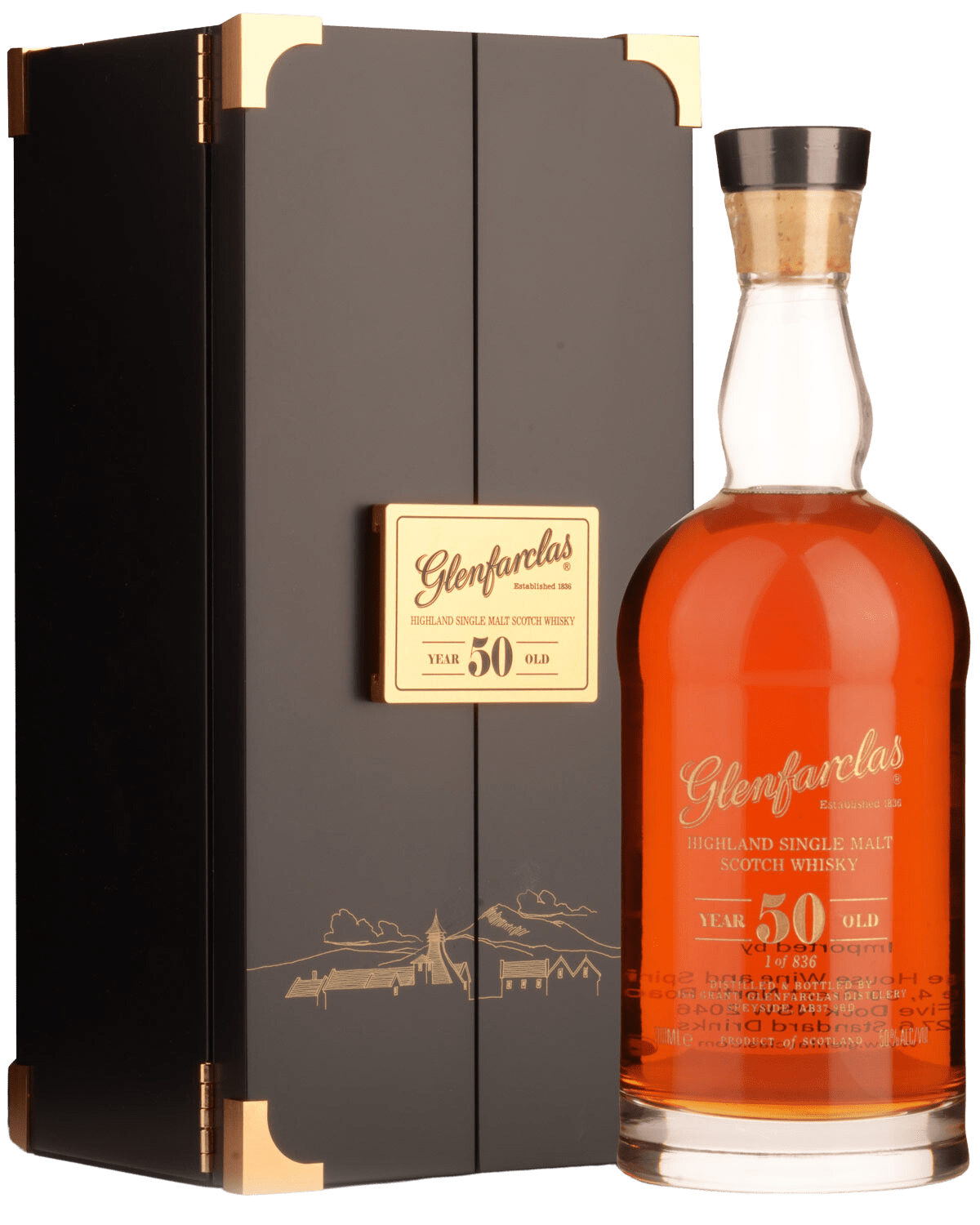 Glenfarclas 50 Year Old Single Malt Scotch Whisky (700mL) - Liquor Loot- 