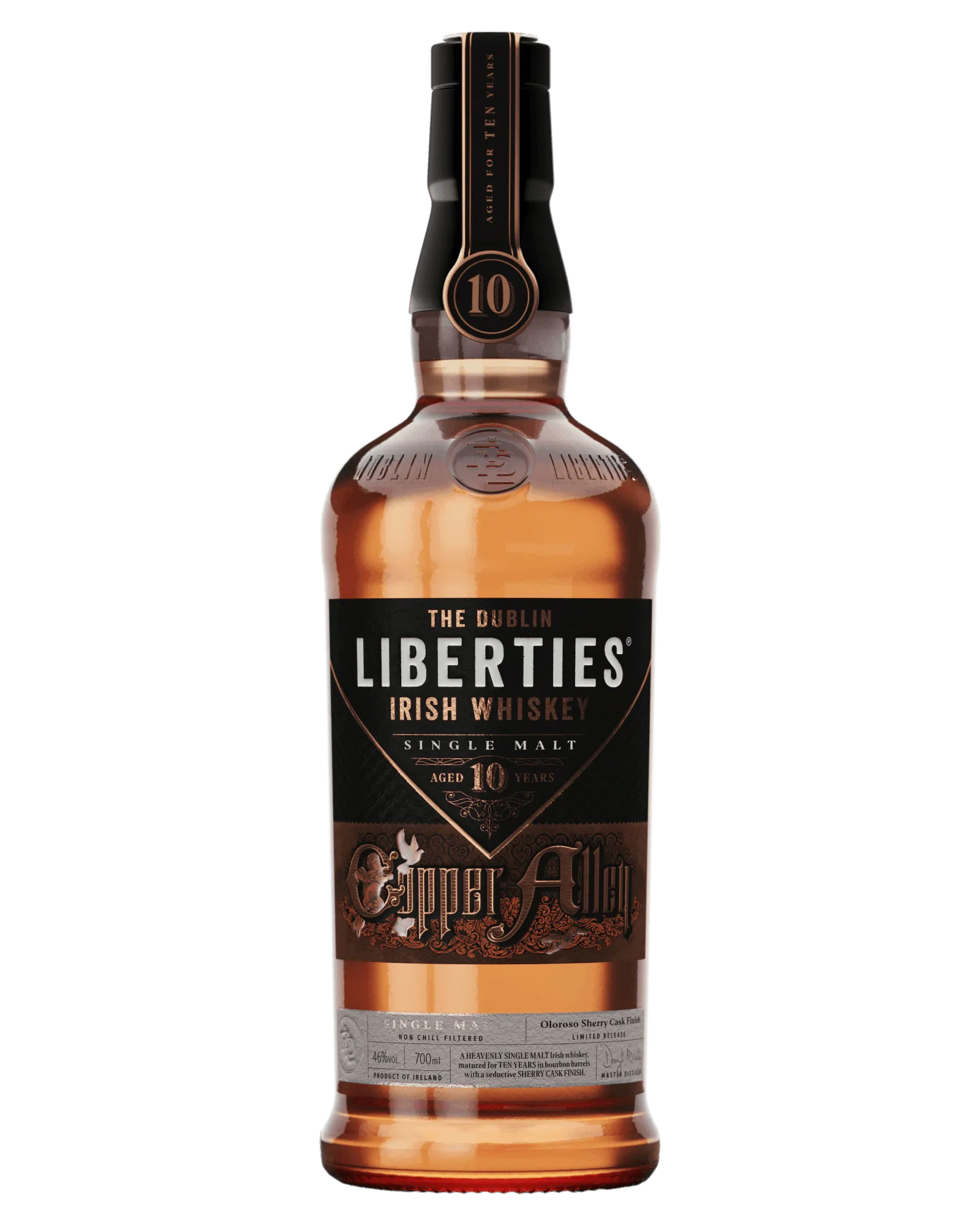  Liquor Loot- The Dublin Liberties 10 Year Old Copper Alley Single Malt Irish Whiskey (700mL) -  