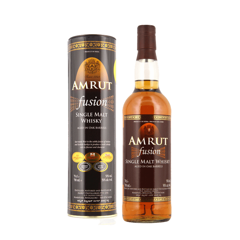 Amrut Fusion Single Malt Indian Whisky (700mL) - Liquor Loot- 