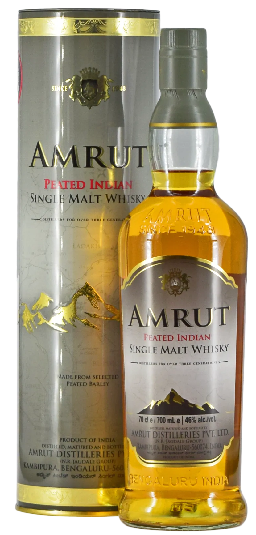  Liquor Loot- Amrut Peated Indian Single Malt Whisky (700ml) -  