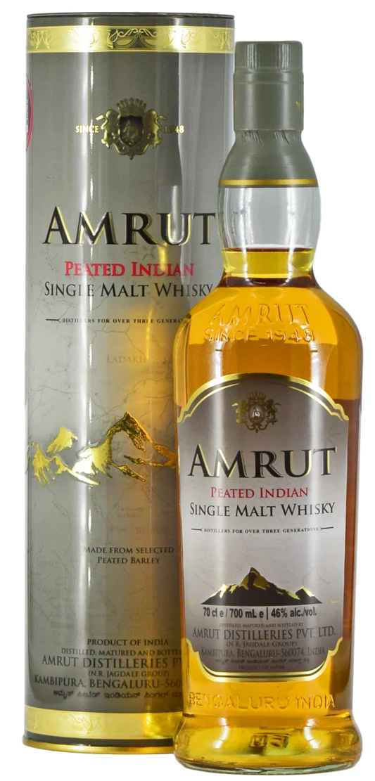  Liquor Loot- Amrut Peated Indian Single Malt Whisky (700ml) -  