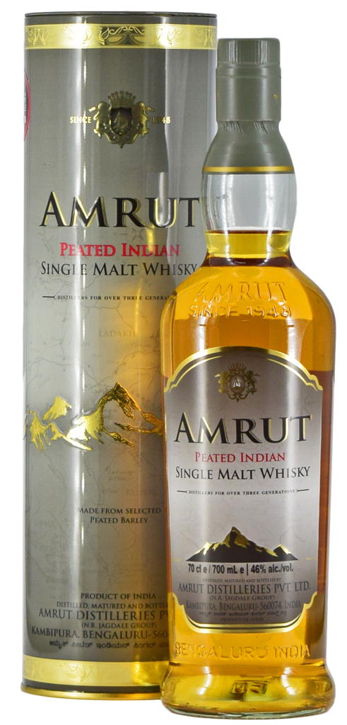 Amrut Peated Indian Single Malt Whisky (700ml)